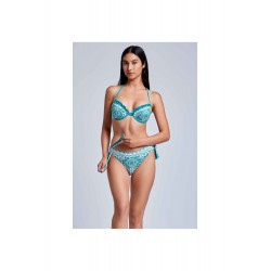 Bikini push-up ottanio vista indossato anteriore
