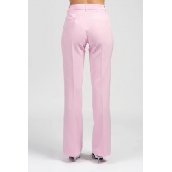 Pantalone classico rosa vista posteriore indossato