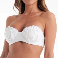 Bikini fascia con coppa imbottita con ferretto verde foresta