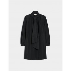 ABITO CORTO IN TAFFETTA' NERO - I BLUES - vista anteriore