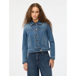 GIUBBINO IN DENIM BLUE JEANS - IBLUES - IBLGELATINA  - vista in primo piano indossato