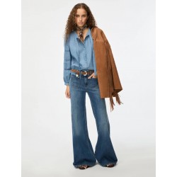 EANS A ZAMPA OVER  BLUE JEANS - IBLUES - IBLBIANCA