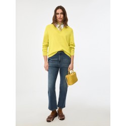 MAGLIA SCOLLO V VERDE LINE - IBLUES - IBLSFERE - vista anteriore indossato