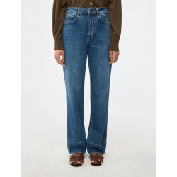 JEANS DONNA DRITTI BLU DENIM STRETCH - IBLUES - IBLPENELOPE - vista anteriore indossato