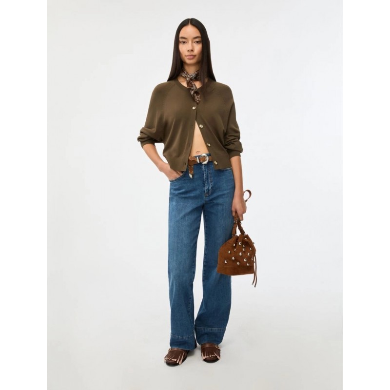 JEANS DONNA DRITTI BLU DENIM STRETCH - IBLUES - IBLPENELOPE