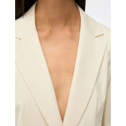 BLAZER DONNA PIQUE' BIANCO - IBLOGGI - IBLUES -