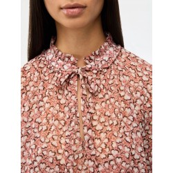 ABITO CORTO FANTASIA IN CREPE ROSA - IBLUFO - IBLUES - vista in primo piano