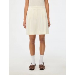 BERMUDA IN PIQUE' DI COTONE BIANCO - I BLUES - IBLDOLMEN - vista in anteriore