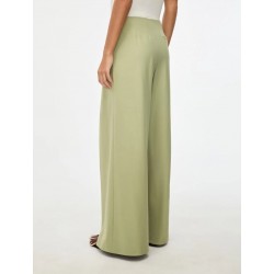PANTALONI A PALAZZO VERDE - IBLUES - IBLMELODIA - vista posteriore indossato