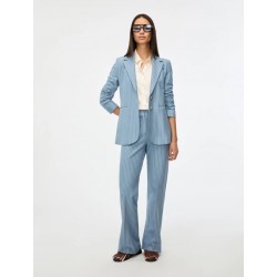BLAZER IN JERSEY A RIGHE AZZURRO - I BLUES - IBLURBANFRESCO