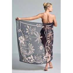 PAREO FOULARD MULTIFUNZIONALE STAMPA FLOREALE - VACANZE ITALIANE