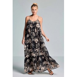 ABITO LUNGO COPRICOSTUME FANTASIA FLOREALE - VACANZE ITALIANE