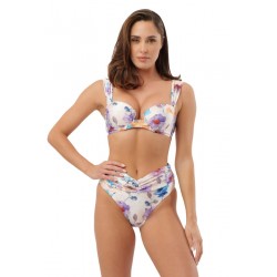 BIKINI PUSH-UP SLIP BRASILIANA FANTASIA FLOREALE - ADOREBIKINI - ISABEL-jpg - vista anteriore indossato
