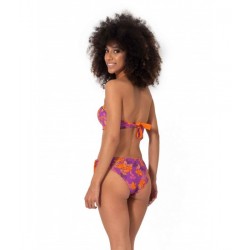Bikini Fascia con ferretto Arancione vista posteriore