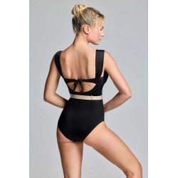 COSTUME INTERO CON FERRETTO NERO - VACANZE ITALIANE - GLORIA