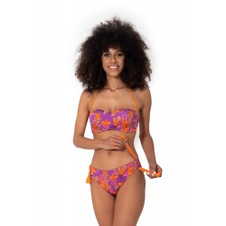 Bikini Fascia con ferretto Arancione vista anteriore