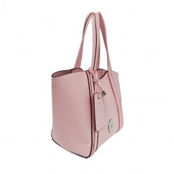 BORSA GRANDE CON FRASE ICONICA ROSA - LE PANDORINE - VICKY