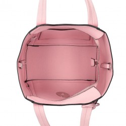 BORSA GRANDE CON FRASE ICONICA ROSA - LE PANDORINE - VICKY