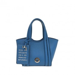 BORSA PICCOLA CON TRACOLLA AZZURRO - LE PANDORINE - VICKY.jpg - vista anteriore