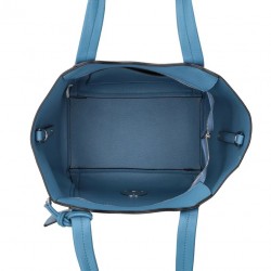 BORSA GRANDE CON TRACOLLA AZZURRO - LE PANDORINE - VICKY.jpg - vista all'intero