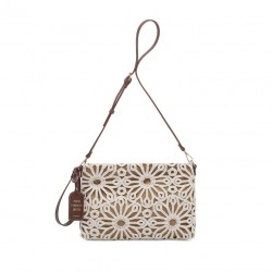 BORSA TRACOLLA IN PIZZO CON MOTIVO FLOREALE PANNA - LE PANDORINE.jpg - vista anteriore