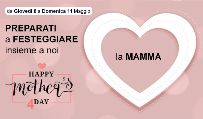 Preparati a Festeggiare con Boutique Pirozzi la MAMMA